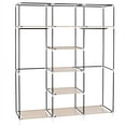 thumbnail image 5 of UBesGoo Portable Closet Organizer Wardrobe Storage Organizer with 9 Shelves,Quick and Easy to Assemble,Beige, 5 of 8