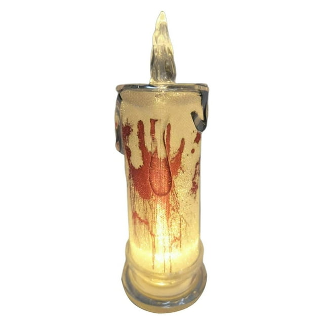 Halloween LED Candle Light Flameless Safe Battery-powered Candle Lamp for Home Halloween Party Decor