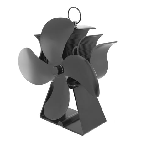 

Hfyihgf Stove Fan Wood Stove Fans Fireplace Fan Heat Powered Fan With 4 Blade