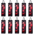 thumbnail image 1 of 10 bolsas para botellas bolsas de regalo para vino, prosecco y champán 40 x 12 x 9 cm - vid roja - vino tinto Sincero Electrónica, 1 of 5