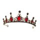thumbnail image 4 of Diadema de Reina Soledad Tocado Rhinestone Coronas para Boda Mujeres Niñas Nupcial Rojo, 4 of 10