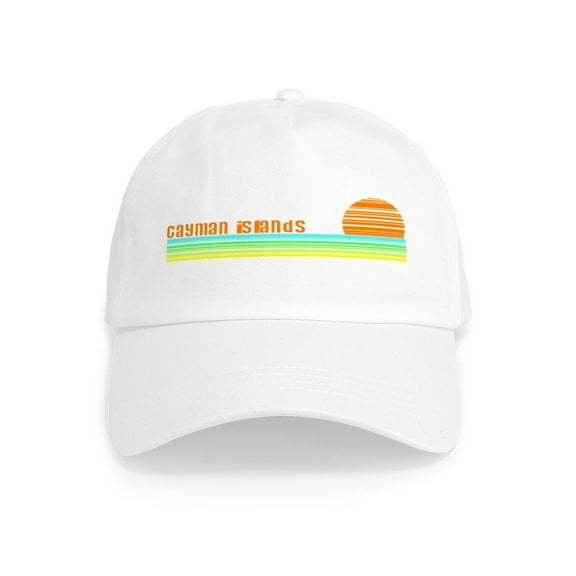 CafePress - Cayman Islands Cap - Adjustable 100% Brushed Unisex Casual Cotton Baseball Cap, Beige, 1