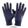 thumbnail image 3 of Guantes impermeables para ciclismo al aire libre para hombre, con pantalla táctil, forro polar de invierno, cálidos, antideslizantes, para montañismo, de silicona, para ciclismo, 3 of 4
