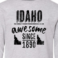 thumbnail image 4 of Inktastic Idaho Awesome Since 1890 Long Sleeve Youth T-Shirt, 4 of 5