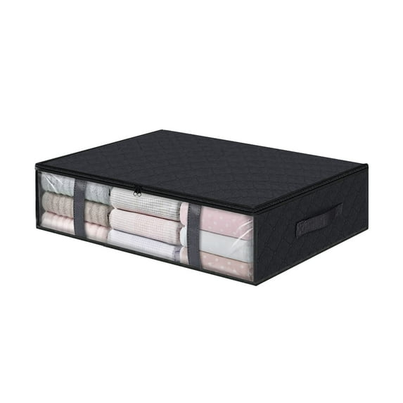 ELF Clothes Storage Box, Under Bed Storage Containers with Durable Handles,Large Capacity Storage Bins