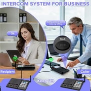 UHAXZ Wireless Intercom Long Range with Group Call Function (4 packs)