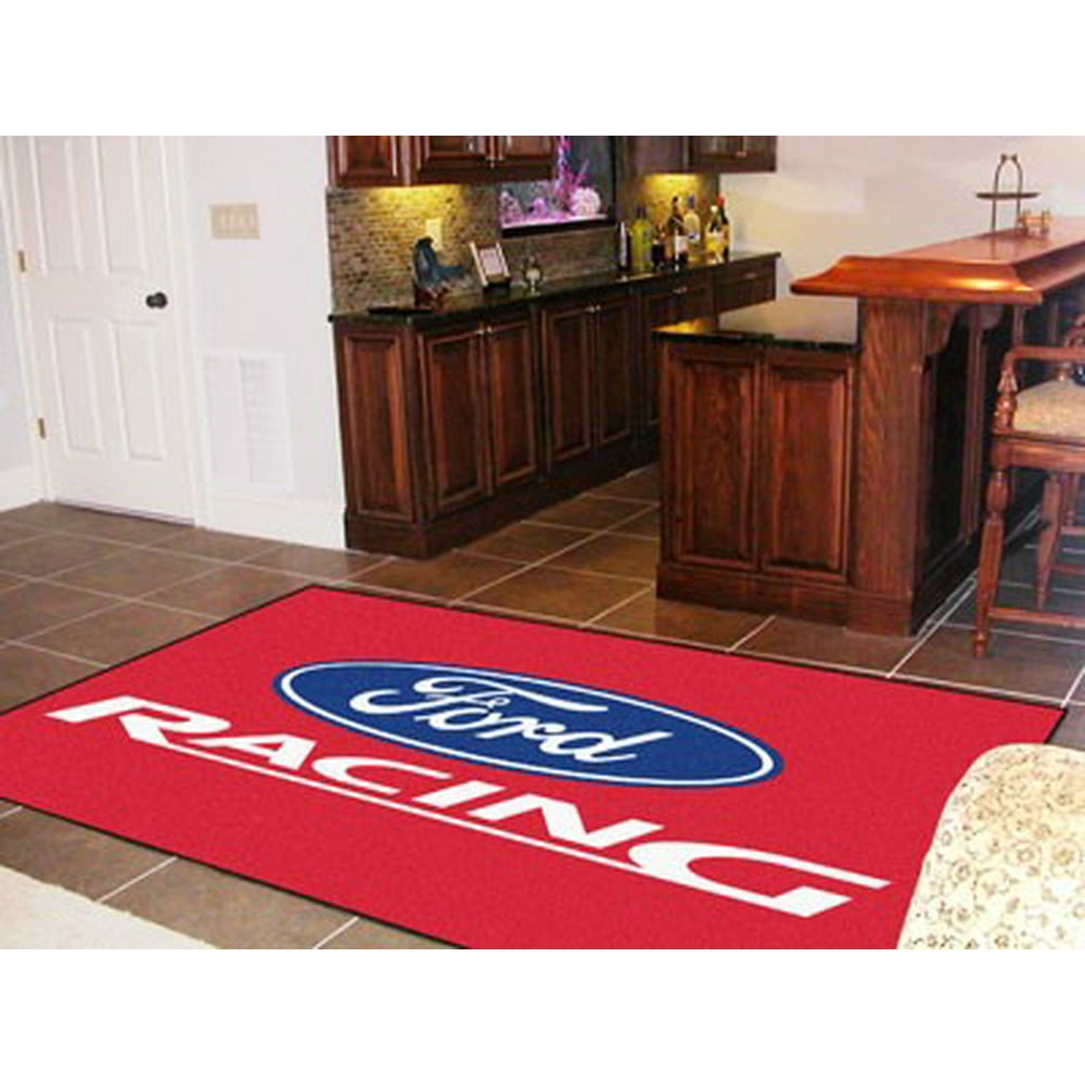 Fanmats Ford Racing 5x8 Rug Red