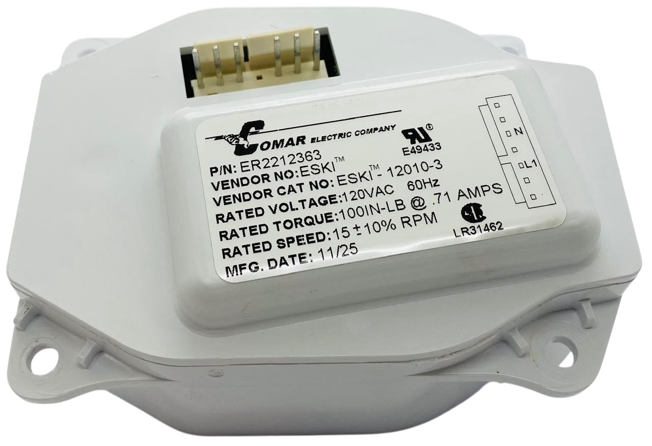 2212363, Ice Auger Gear Motor fits Roper, Kenmore, Whirlpool