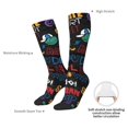 thumbnail image 4 of Xecao Basketball Pattern Adult Stockings with Color-Block Design and 3D Print, Breathable Comfortable Hosiery for Daily Wear and Sports, 4 of 6