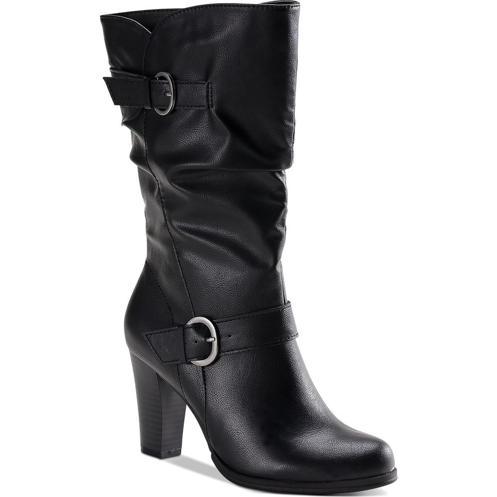 mid calf slouchy boot