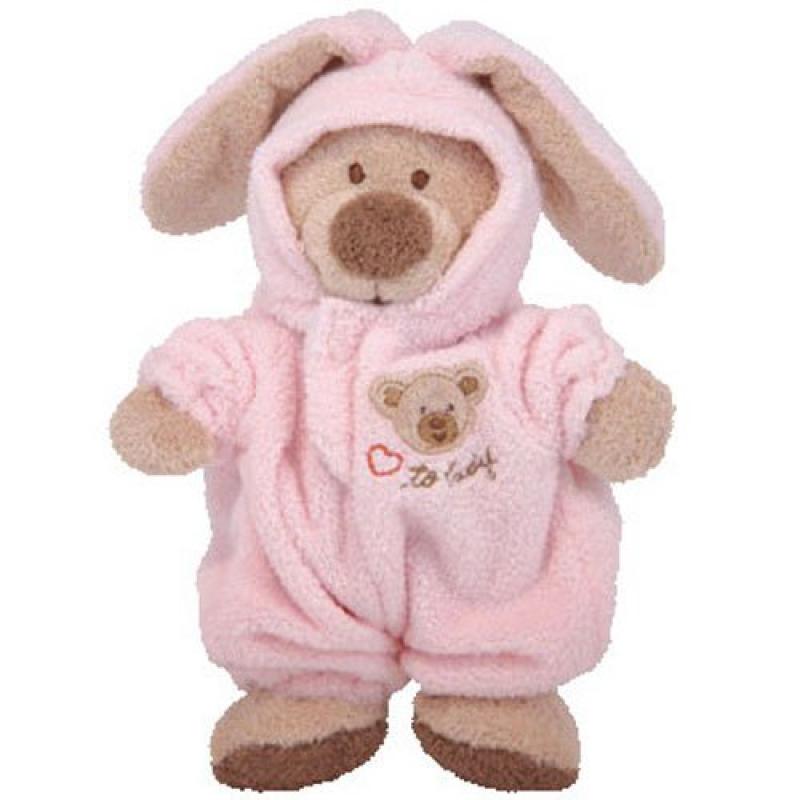 teddy bear wearing pyjamas