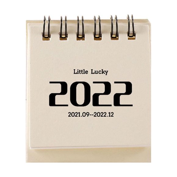 Fiudx Calendario de Escritorio Creativo, Planificador Estudiantil con Función de Notas, Decoración Portátil, Páginas Perforadas Fáciles de Arrancar, Decoración de Oficina, Papel Duradero, Tamaño 75 X