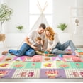 thumbnail image 3 of Sorbus Foldable Baby Play Mat, Kids Foam Mats for Floor with Travel Bag - Waterproof Foldable Play Mats for Babies, Infants, Toddlers, and Kids Playtime & Tummy Time - 78" x 70" x 0.4", 3 of 7