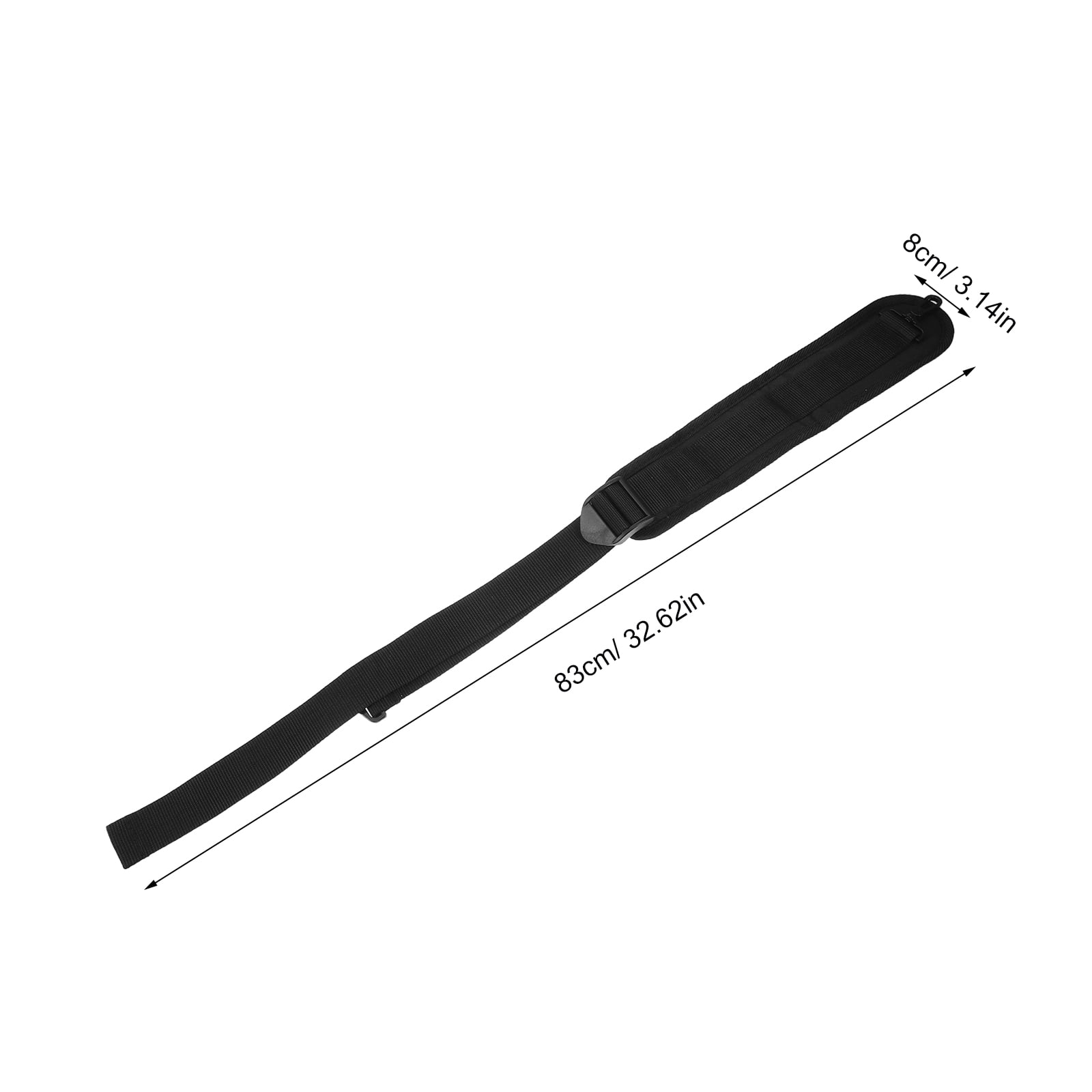 Pretyzoom 1Pair Adjustable Padded Violin Case Strap Comfortable Non Slip Shoulder Belt for Carry