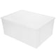 thumbnail image 1 of Caja de almacenamiento de zapatos apilable de plástico, cómoda caja para zapatos y zapatillas., 1 of 7