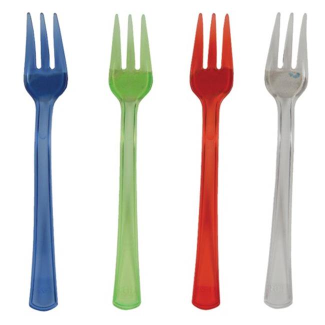 Hoffmaster Group 013440 Trendware Plastic Mini Forks 24 per Case