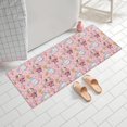 thumbnail image 2 of Pink Cow Milk Pattern Bathroom Rugs Mat,Non Slip Microfiber Bathroom Rug,Rubber Backing,Soft Bathroom Mats for Bathroom Floor,Tub and Shower,60x24in(150x60cm), 2 of 5