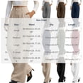thumbnail image 3 of Women's Corduroy High Waist Wide Leg Dress Pants Pleated Front Loose Suit Trousers Business Casual Pants with Pockets Fashion Bottoms Wine, 3 of 9