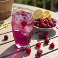 thumbnail image 4 of Agua con gas, sabor uva y frambuesa, sin azucar, con vitaminas y antioxidantes, baja en calorias, 17 onzas liquidas (paquete de 12), 4 of 7