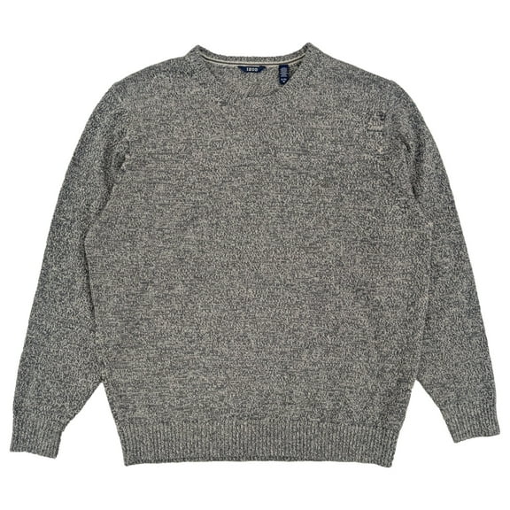 IZOD Mens Gray Long Sleeve Crew Neck Pullover Sweater XX-Large