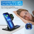 thumbnail image 2 of 3 in 1 Wireless Charger, Wireless Charger Compatible-Black, 2 of 5