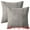 Grey, variant on Unique Bargains 2Pcs Modern Strip Throw Pillow Covers for Living Room White 12" x 20"