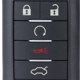 thumbnail image 3 of Clé intelligente 5 boutons avec petite clé M3N5WY7777A de remplacement pour Cadillac CTS 2008-2013, 3 of 4