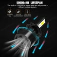 thumbnail image 4 of For Mercedes-Benz CLS550 2005-2011 LED Headlight Bulbs H7+H7 High Beam and Low Beam White 4pc,c9, 4 of 11
