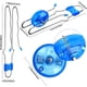 thumbnail image 2 of 3 piezas Retro Magic Rail Twirler Intermitente Gyro Wheel Classic Rail Twister Vintage Fidget Toy Juguete magnético que desafía la gravedad (riel recto, riel ondulado), 2 of 5
