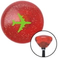 thumbnail image 1 of American Shifter  Green Commercial Airplane Orange Retro Metal Flake Shift Knob with M16 x 1.5 Insert, 1 of 1