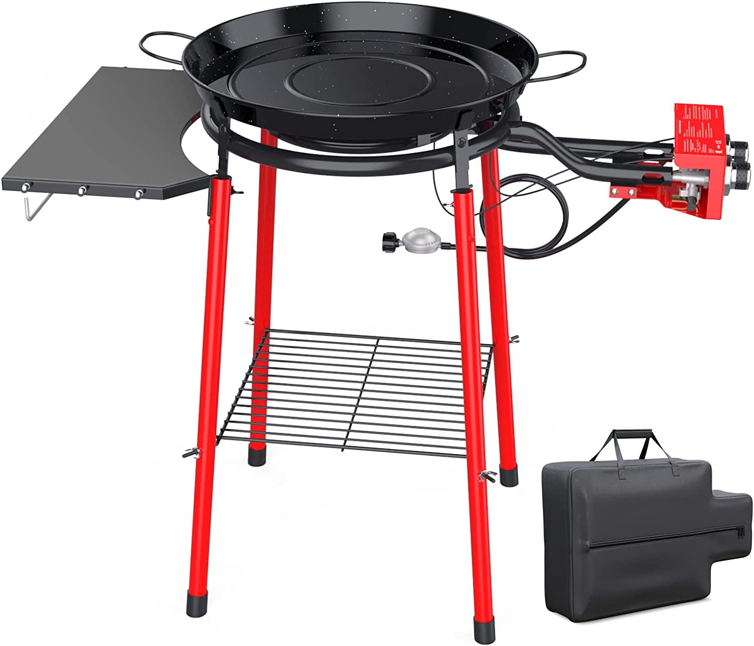 Mabel Home Paella Pan Paella Burner And Stand Set On Wheels, 46 OFF