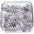 thumbnail image 5 of Upholstery Twist Pins Clear Head Upholstery Tacks Headliner Pins for Slipcovers, Bed Skirts, Furniture, 50 Pieces, 5 of 5