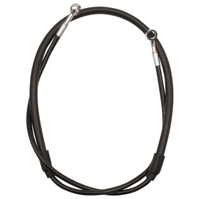 Streamline Front Steel Braided Brake Line Standard Length Black for Suzuki RM125 1996-2003