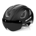 thumbnail image 1 of Equipo de ciclismo Casco de ciclismo transpirable con luz trasera Gafas magnéticas Mujeres Hombres Casco de seguridad ligero Casco de bicicleta GUB Equipo de ciclismo, 1 of 7