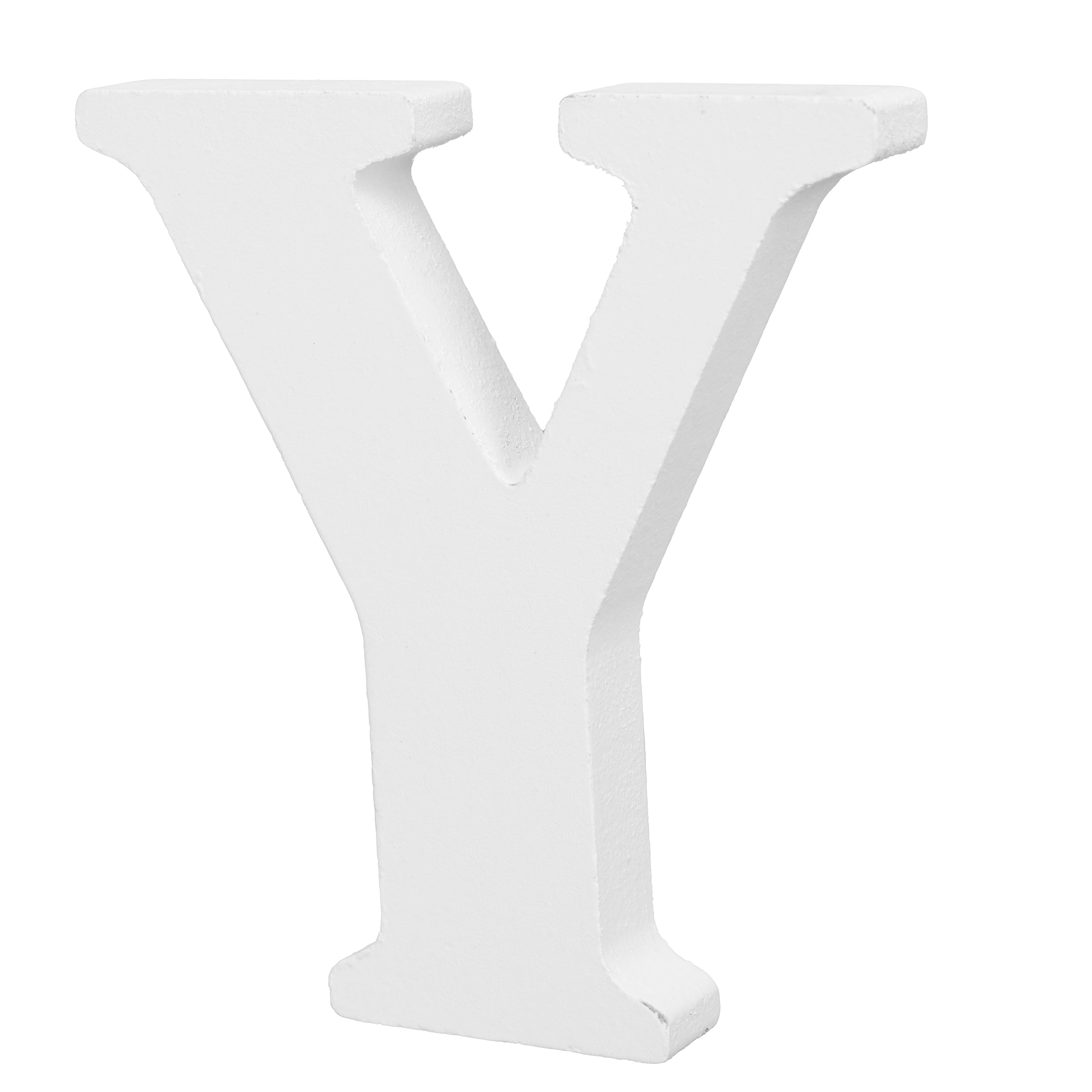 Hello Hobby 3" White Wood Letter "Y"