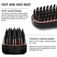 thumbnail image 3 of Portable Ceramic Beard Straightener - Quick Heated Men's Grooming Brush, Electric Styling Tool, Frizz-Free Finish, US Plug, Great Gift, 3 of 4