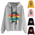 thumbnail image 5 of Hoodies Woman Clearance, Autumn Winter Hoodies Sweatshirt Pullover Tops Long Sleeve Comfy Tops, 5 of 5