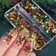thumbnail image 4 of 6 rejillas de purpurina navideña de colores variados para uñas, mini purpurina para uñas, caja de lentejuelas para uñas, 4 of 7
