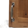 thumbnail image 3 of Century Hardware Lisbon Collection 3-25/32"(96mm) C-to-C Zinc Die Cast Pull - Brushed Antique Pewter, 3 of 6