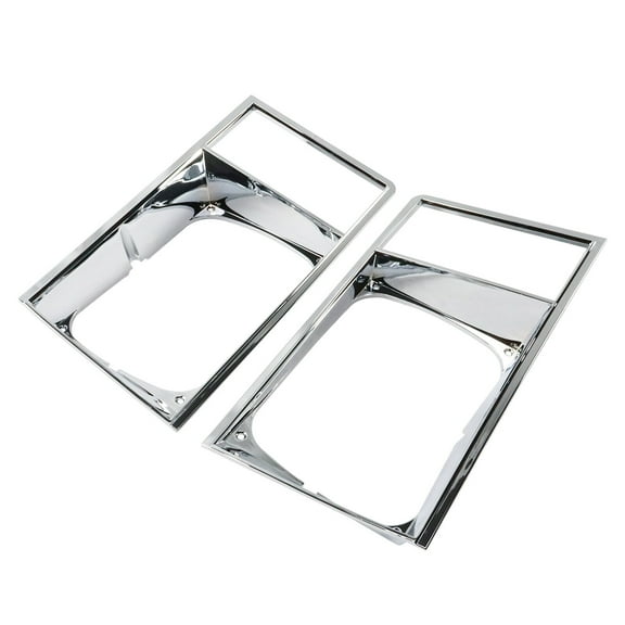 Headlight Headlamp Light Trim Bezel Set For 1978-1979 Malibu El Camino Caballero