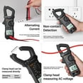 thumbnail image 3 of ANENG ST209 Digital Multimeter Clamp Meter 6000 Counts True RMS Amp DC/AC Current Clamp Tester Meters Voltmeter Auto Ranging LCD Display, 3 of 8