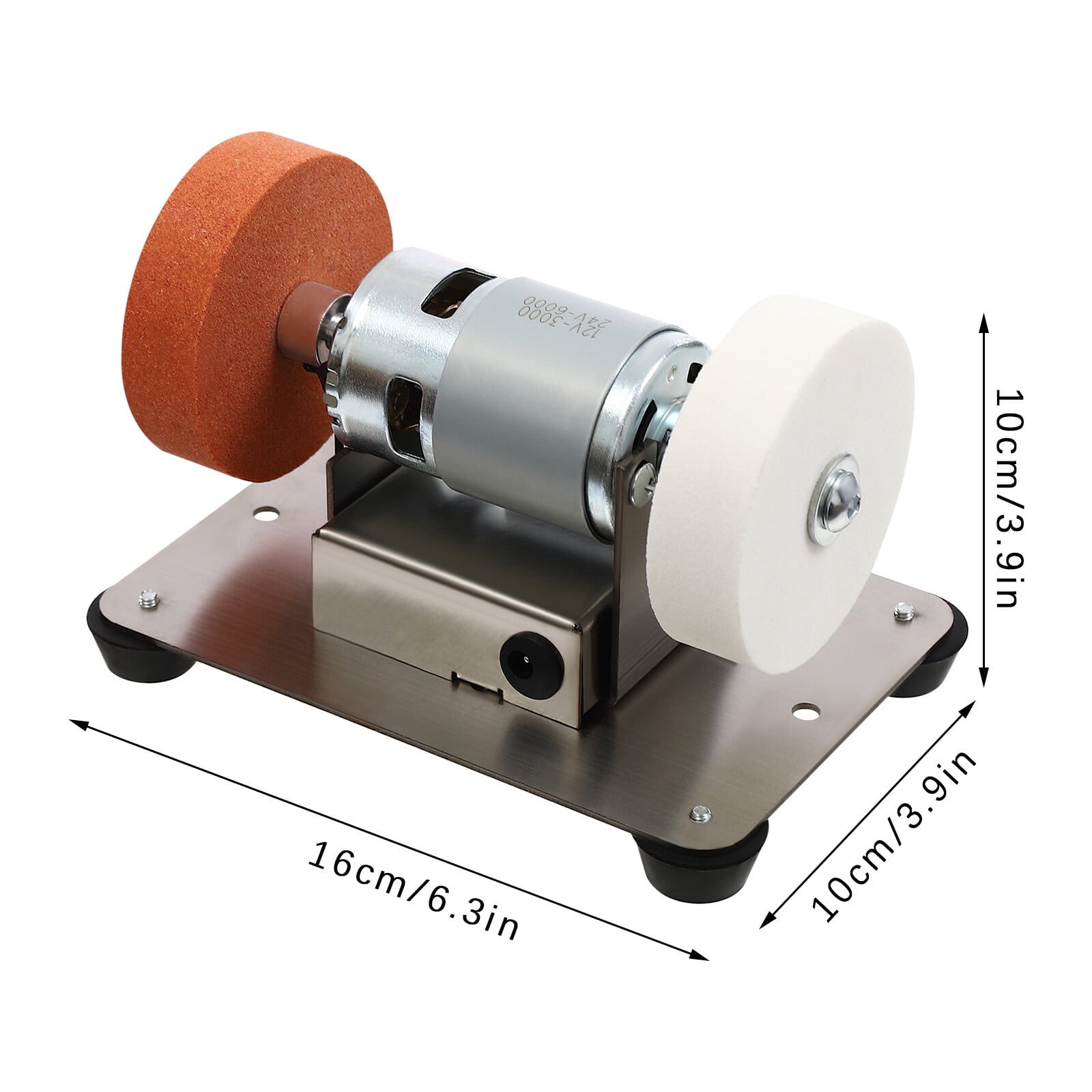 DENEST Electric Benchtop Grind Sander Adjustable Variable Speed Table Grinding Machine