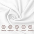 thumbnail image 3 of Lidoloka Luxury Bamboo Rayon Pillowcases Set Queen Size for Adult 2Pcs,Cool&Soft,20"x30",White, 3 of 5