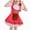 Pink_3, variant on YOUYEDIAN Kids Girls Oktoberfest Dress Short Sleece Bavarian Dirndl Dresses Traditional Mid-Calf Dress Pink 13-15 Years