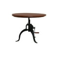 thumbnail image 5 of Contemporary Home Living Adjustable Rustic Coffee Table - 28" - Chestnut Finish, 5 of 5