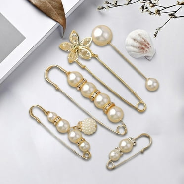 Exposure Neckline Pins Sweater Shawl Clips Shirts Dresses Pins for Women