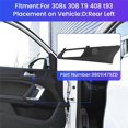 thumbnail image 4 of For Peugeot Door Interior Trim Panel Handle Trim Cover 98011479ZD,D, 4 of 5