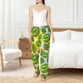 thumbnail image 5 of Uemuo Watercolor Kiwi Fruits Summer Pattern Women's Wide Leg Palazzo Lounge Pants with Pockets Light Weight Loose Comfy Casual Pajama Pants-Small, 5 of 9