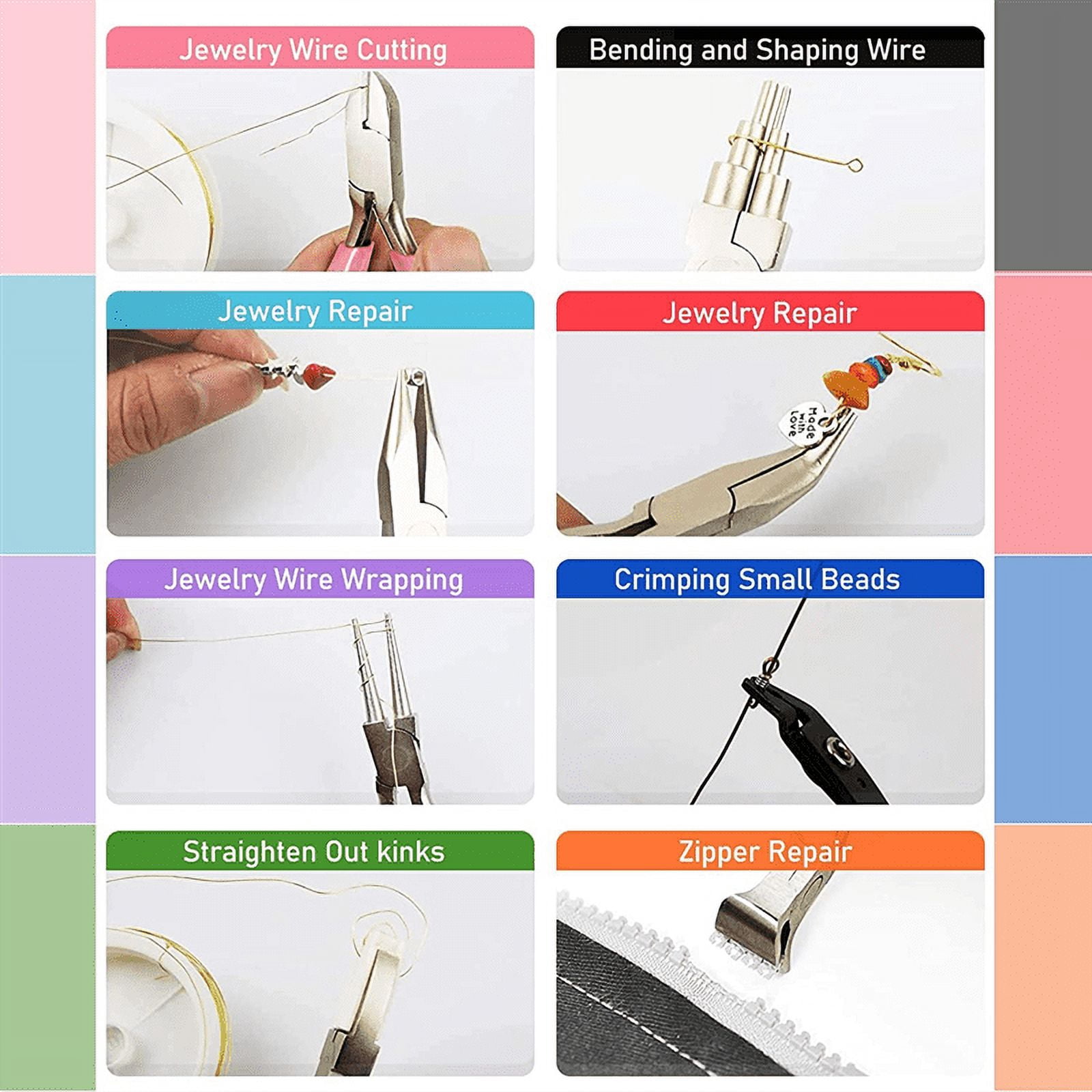 1set x Jewelry Pliers-Black