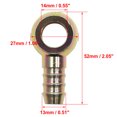 thumbnail image 4 of Unique Bargains 12mm ID Hose Barb 14mm Banjo Fitting Fuel Brake Line Adapter for Motorcycle Car, 4 of 4